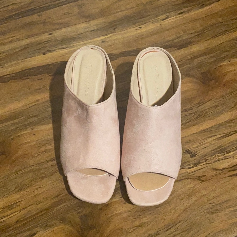 Latisa Pink Womens Heels - Size 40 (8.5)